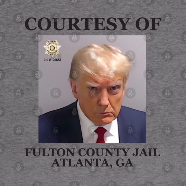 Trump Mugshot Courtesy of Fulton county Jail by Danemilin